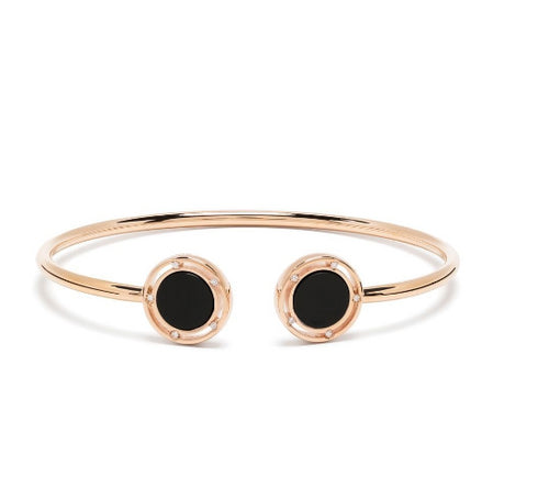 18kt rose gold D.Side diamond cuff